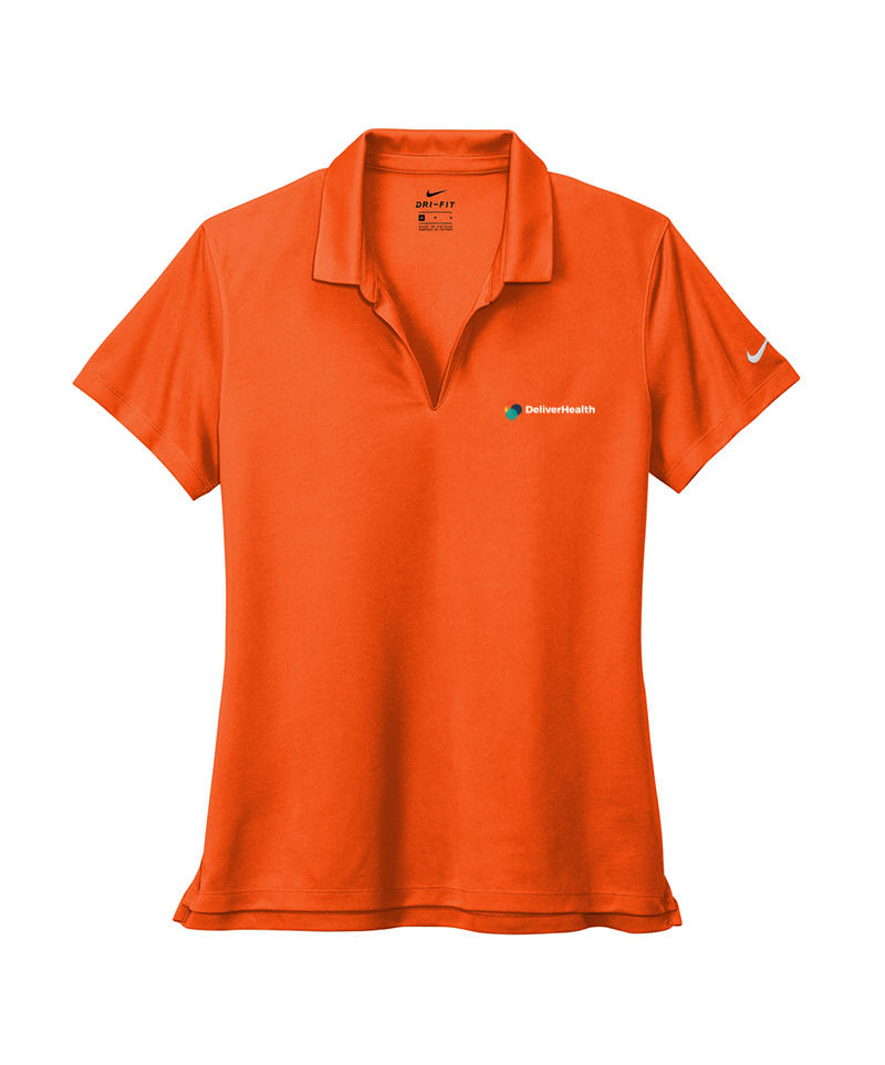 Ladies' Nike Dri-Fit Micro Pique 2.0 Polo - Brilliant Orange
